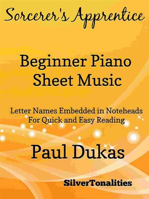 cover image of Sorcerers Apprentice Beginner Piano Sheet Music
